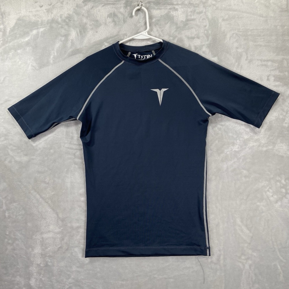 TITIN Force Shirt men's Large Compression Performance Tee Athletic Sorbtek Lycra